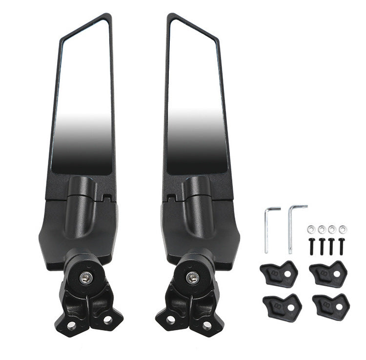 High-Quality Adjustable Rearview Mirrors for Motorcycles with Mounting System