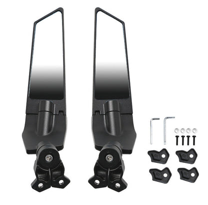 High-Quality Adjustable Rearview Mirrors for Motorcycles with Mounting System
