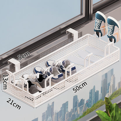 Over-the-Door Shoe Storage Rack with Adjustable Design