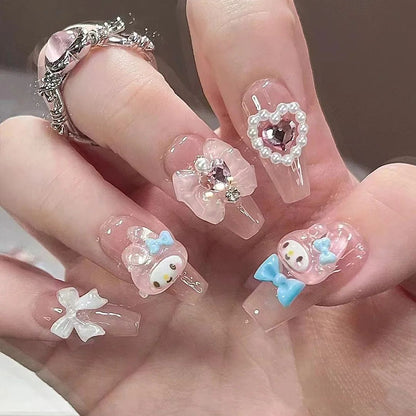 Glitter-Infused Press-On Nail Kit