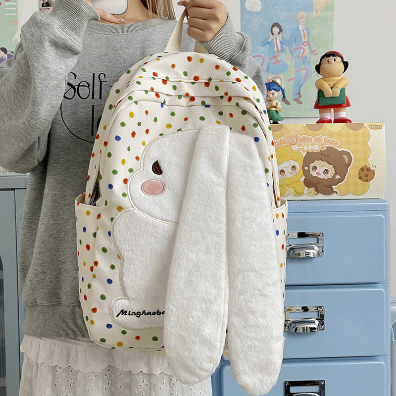 Cute Soft Bunny Backpack