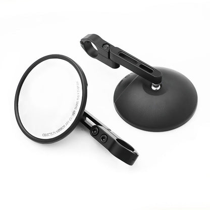 Wide-Angle Adjustable Handlebar Mirror