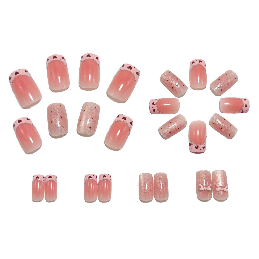 Elegant Bow Design Acrylic Nail Kit
