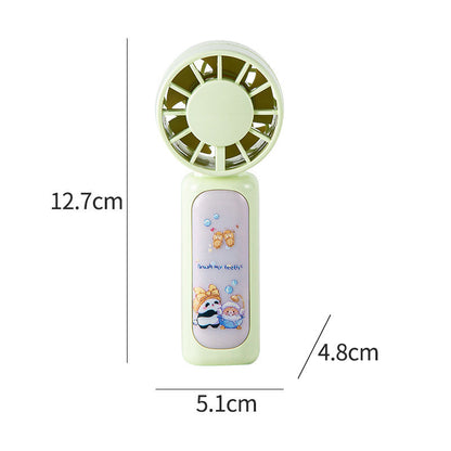 Cute Panda Design Handheld Fan – Portable Cooling Device