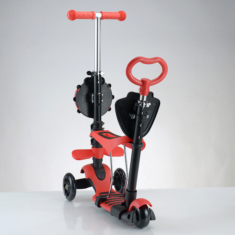 Multi-Functional 5-in-1 Scooter for Versatile Use