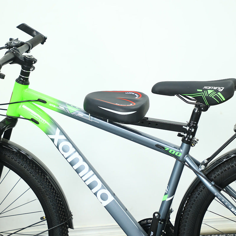 Child Bicycle Passenger Seat with Safety Armrest - Adjustable and Padded