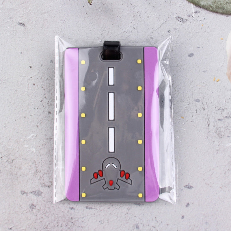 Luggage Tag for Airplane Runway Design
