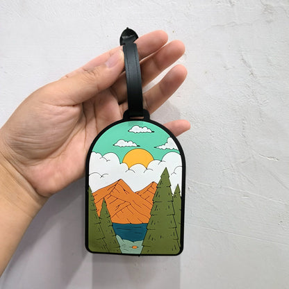 Luggage Tag with Adventure Theme