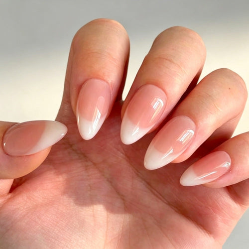 Gradient Almond-Shaped Press-On Nail Kit