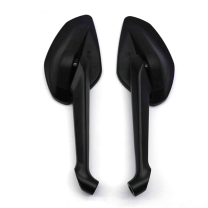 Motorcycle Rearview Mirrors with Adjustable Features