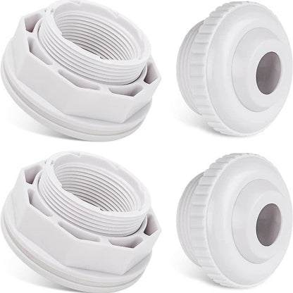 PVC Toilet Pan Connector with Adjustable Threaded Waste Flange Adapter