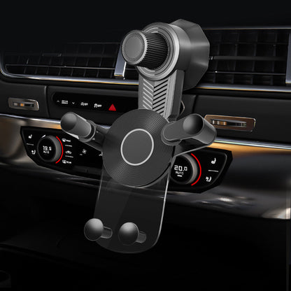 360-Degree Rotating Car Mount for Smartphones with Adjustable Air Vent Clip