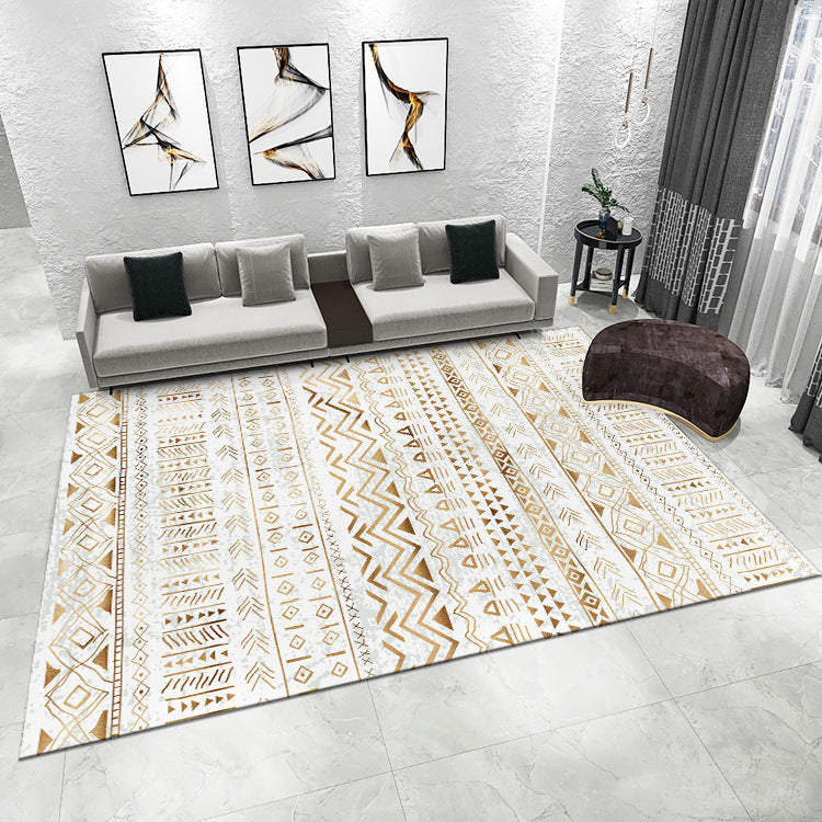 Geometric Design Area Rug with Abstract Pattern