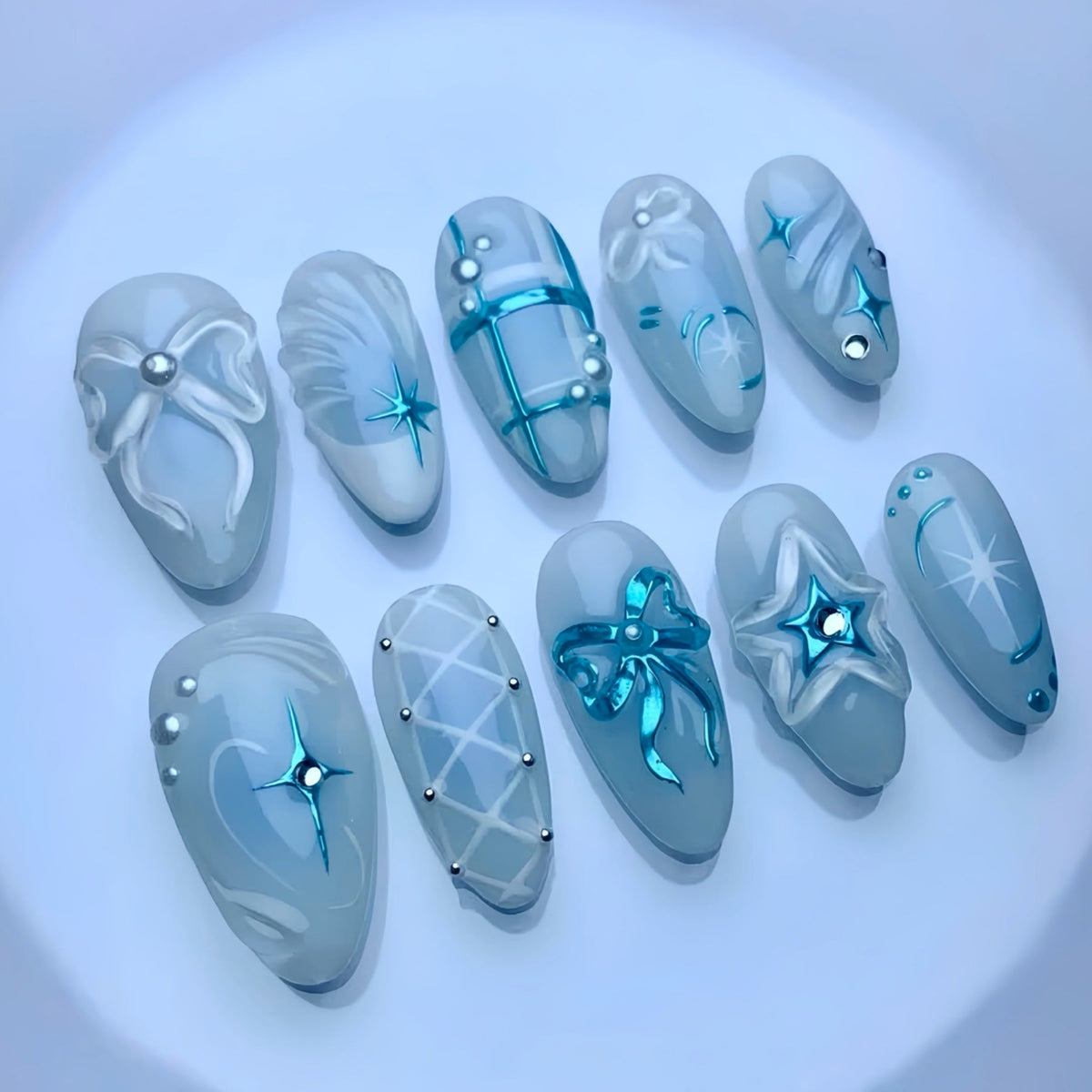 Ocean-Themed Nail Art Kit