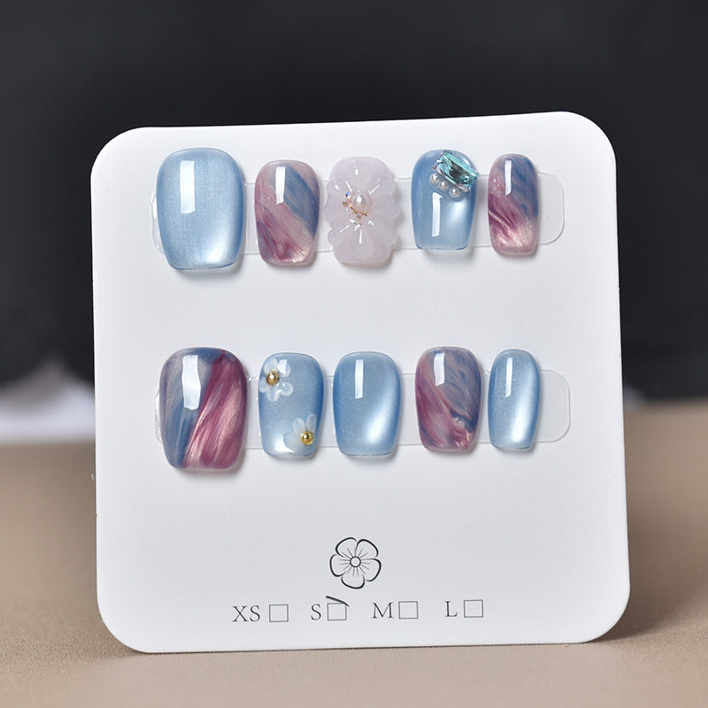 Set of 3D Decorative Press-On Nail Art