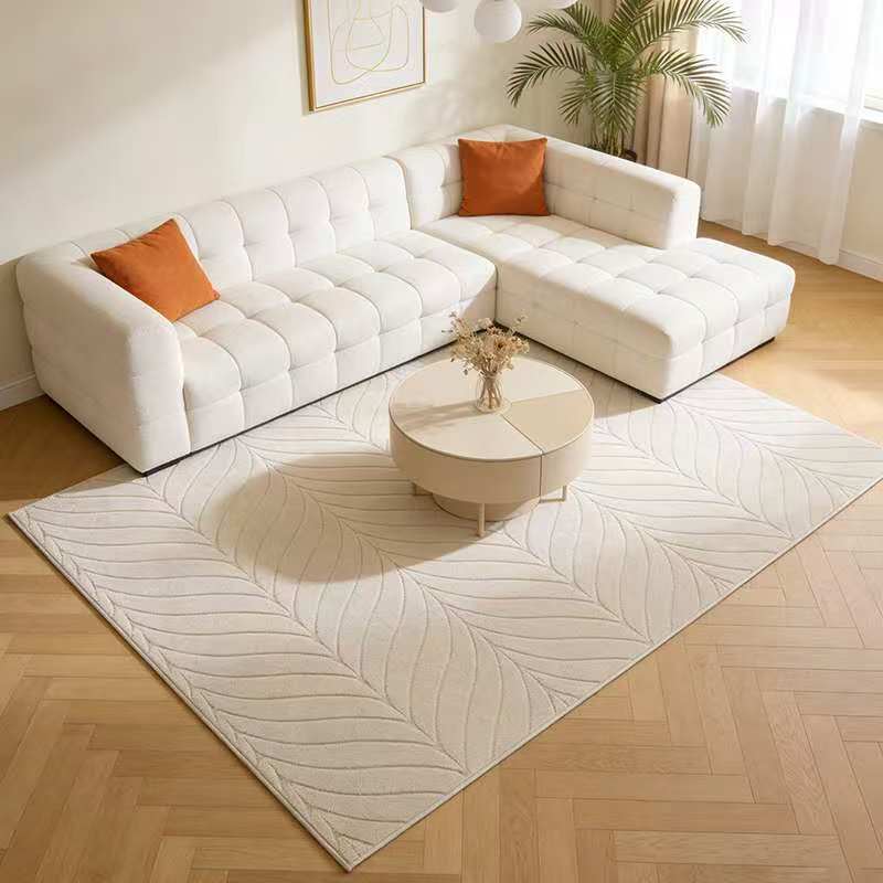 Abstract Style Area Rug with Geometric Patterns