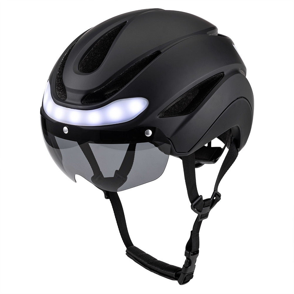 Cycling Helmet with Built-in Safety Light