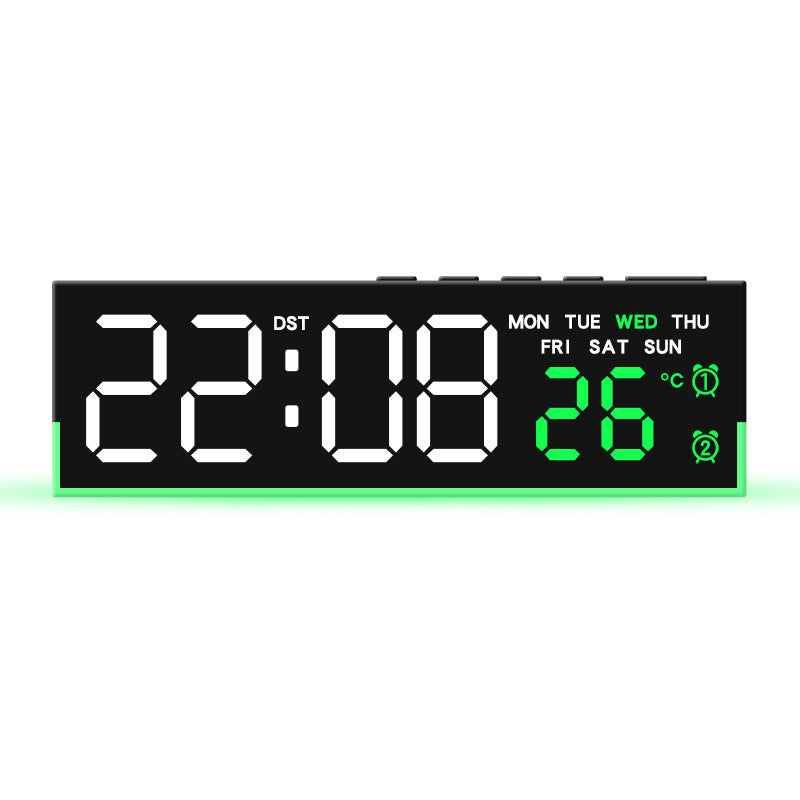 Digital Alarm Clock with Temperature Display
