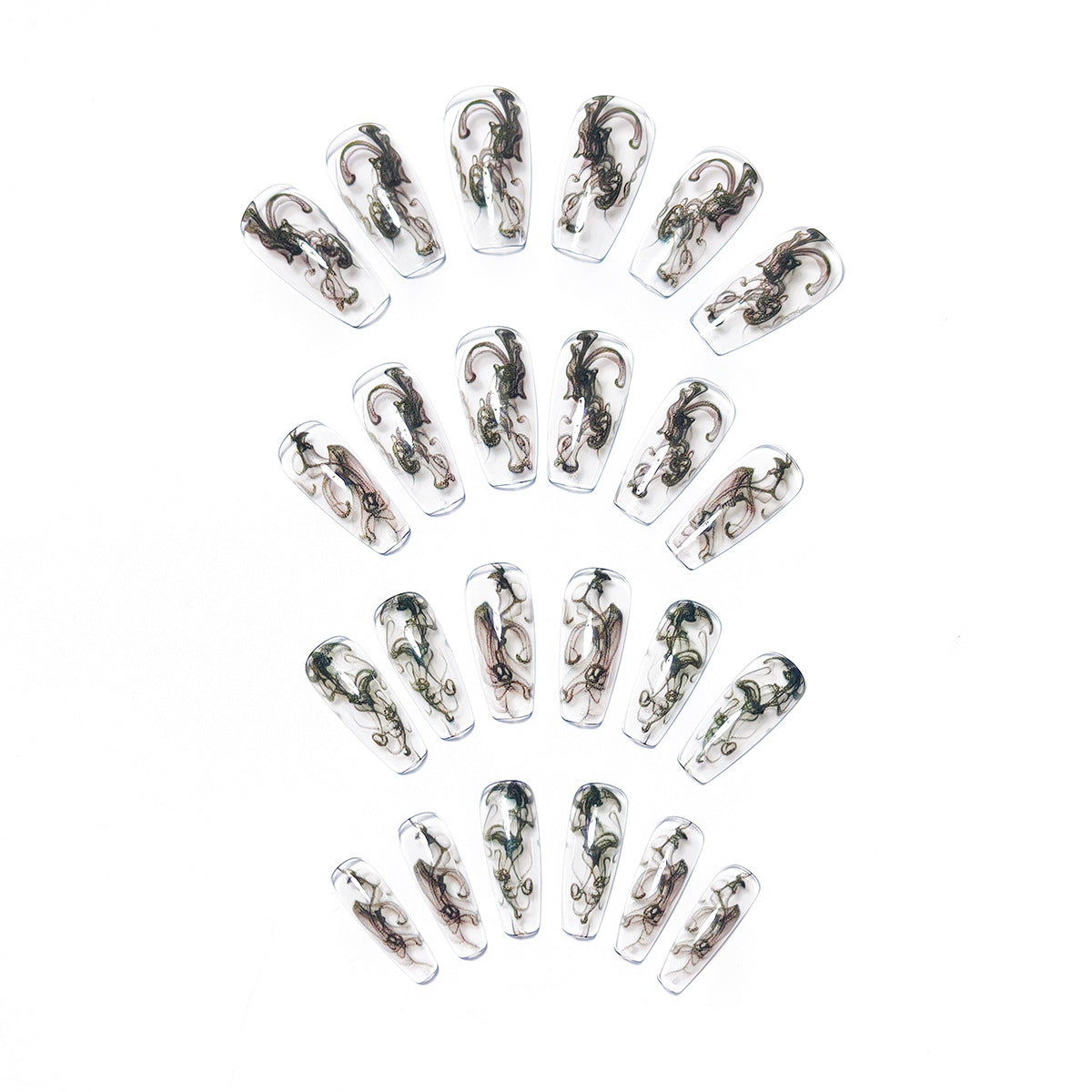 Nail Art with Creative Patterns - Taalita Design