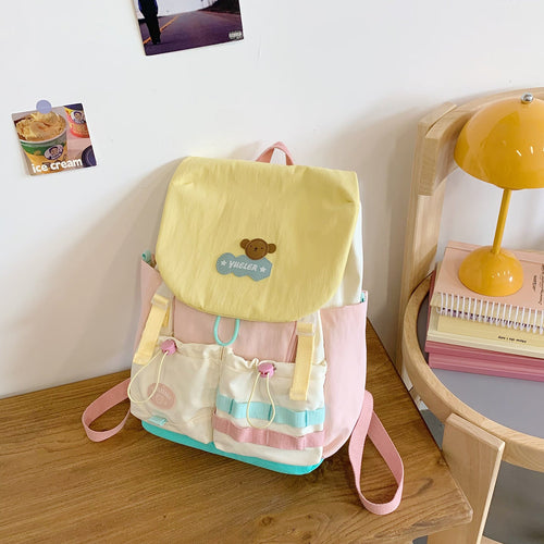Charming Kids' Backpack with Fun Character Design