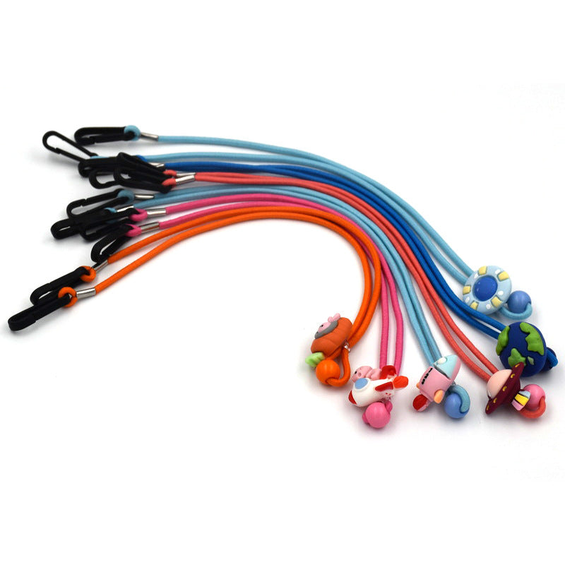 Decorative Bead Eyewear Holder with Adjustable Strap