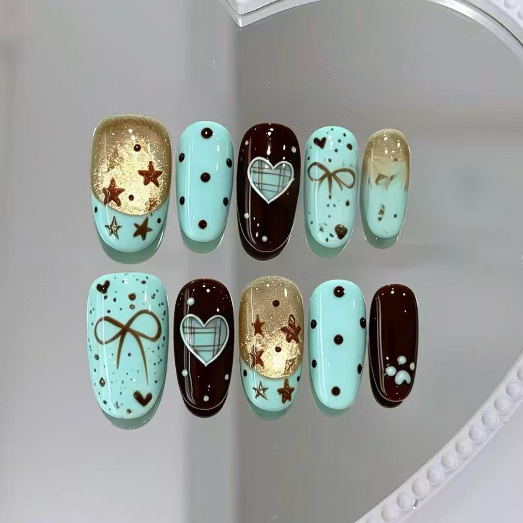 Glitter Nail Art Set with Ombre Design