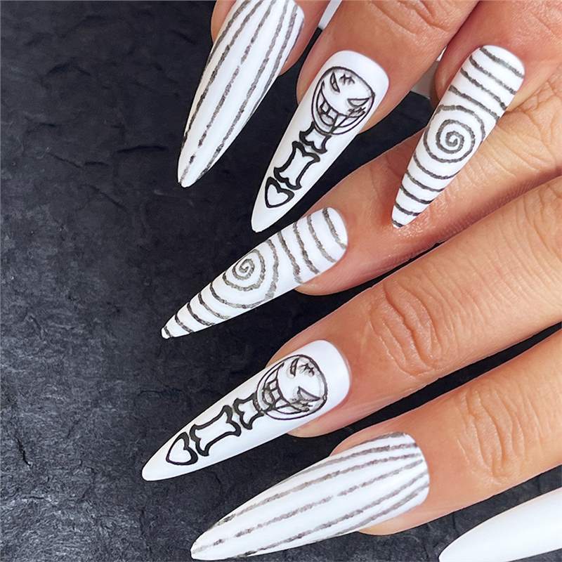 Nail Art Decorations – Press-On Theme Designs