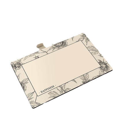 Abstract Style Bath Mat with Geometric Pattern
