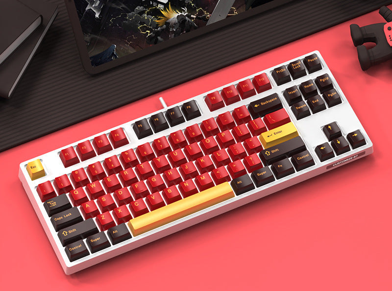 Custom Mechanical Keyboard with 87 Keys