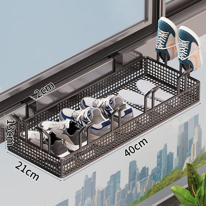 Over-the-Door Shoe Storage Rack with Adjustable Design