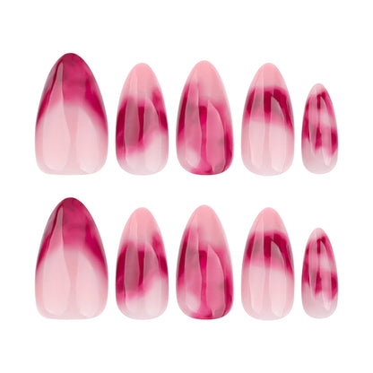 Glamorous Gradient Stiletto Nails – Artistic Design