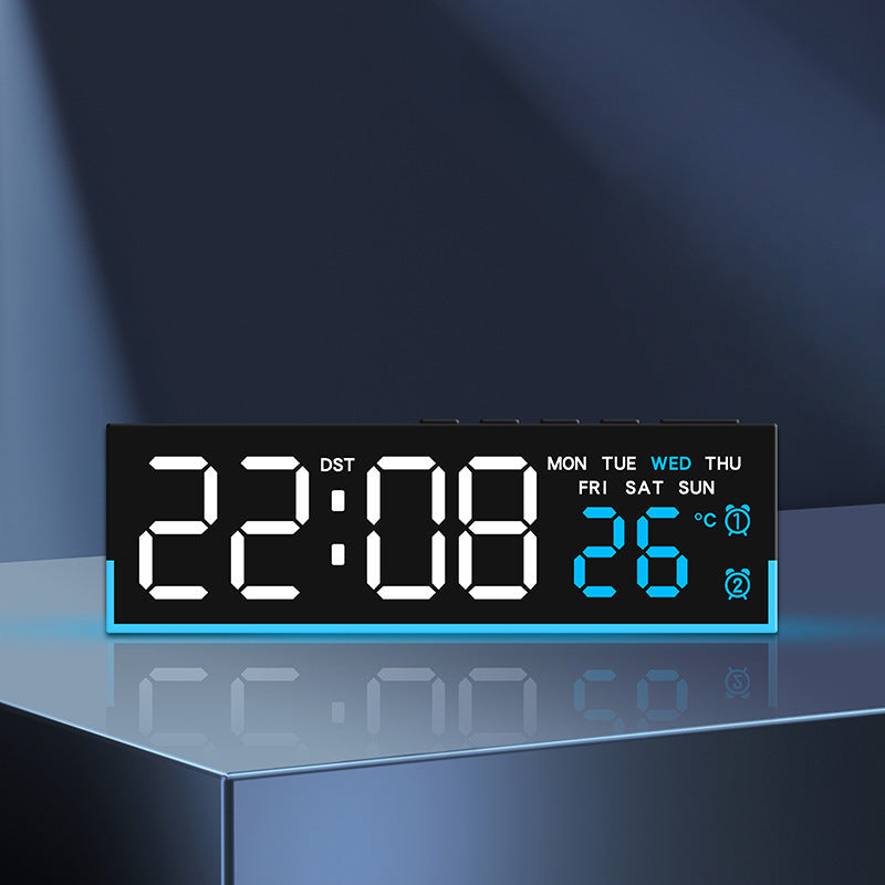 Digital Alarm Clock with Temperature Display