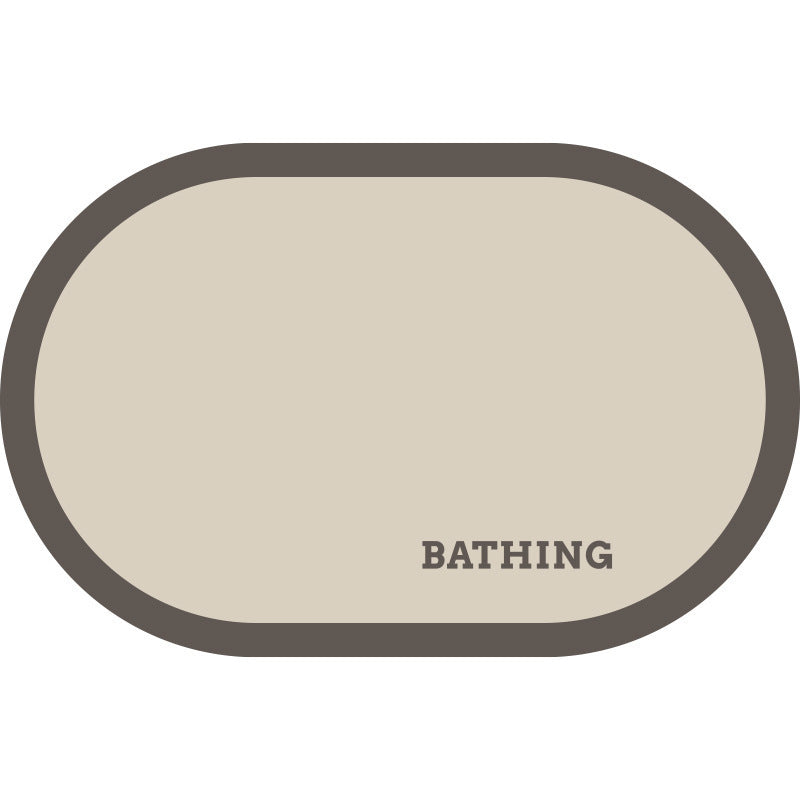 Water-Absorbing Bath Rug for Bathroom Flooring