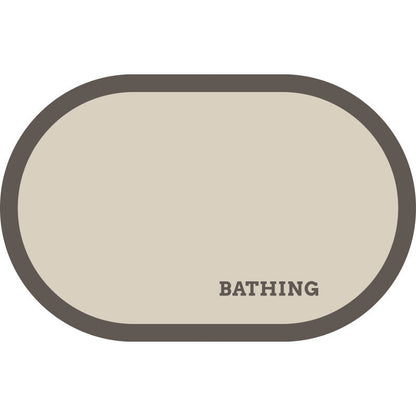 Water-Absorbing Bath Rug for Bathroom Flooring