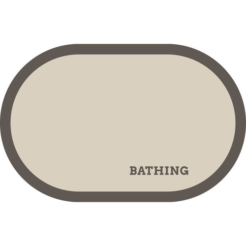 Water-Absorbing Bath Rug for Bathroom Flooring