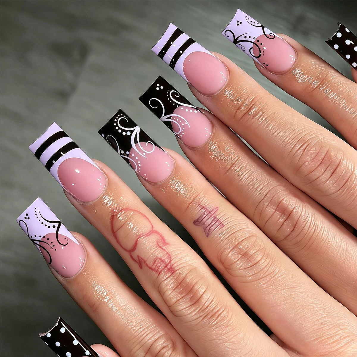 Square Nail Art Design Kit