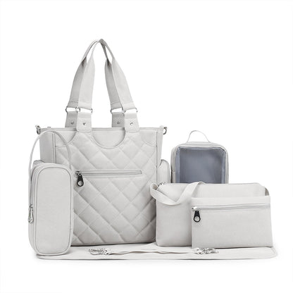 Multifunctional Diaper Bag with Complete Accessories