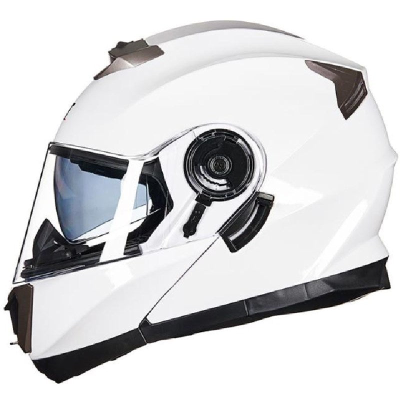 Full-Face Motorcycle Helmet with Aerodynamic Design