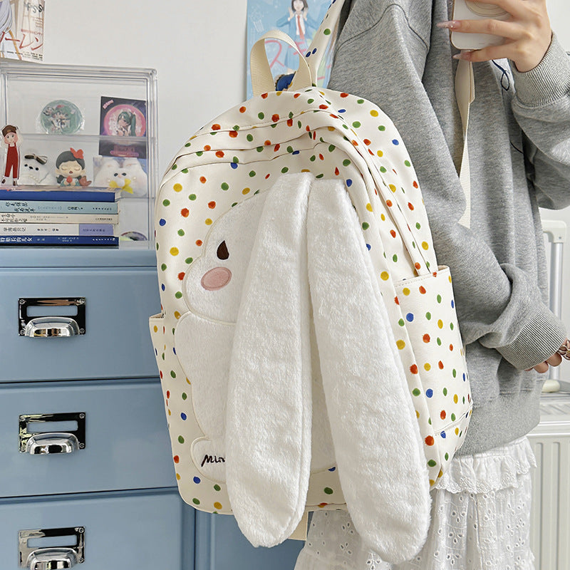 Cute Soft Bunny Backpack