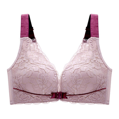 Front Closure Wireless Bra in Amber Color