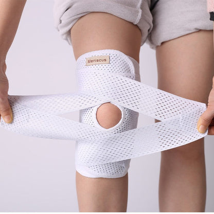 Knee Brace with Adjustable Compression Support