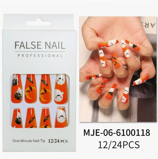 Dripping Effect Press-On Nail Art Design