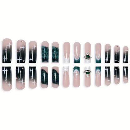 Creative Press-On Nail Art Extensions