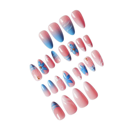 Nail Art Extensions with Ocean Theme - Creative Design