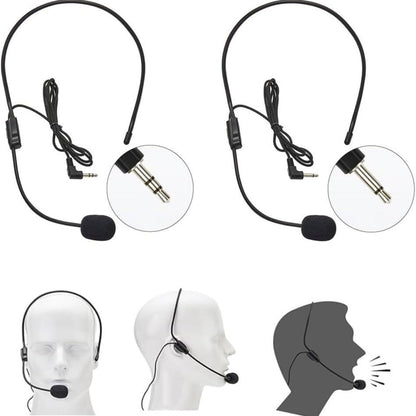 Adjustable Headset with Boom Microphone