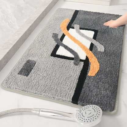 Contemporary Style Bathroom Mat