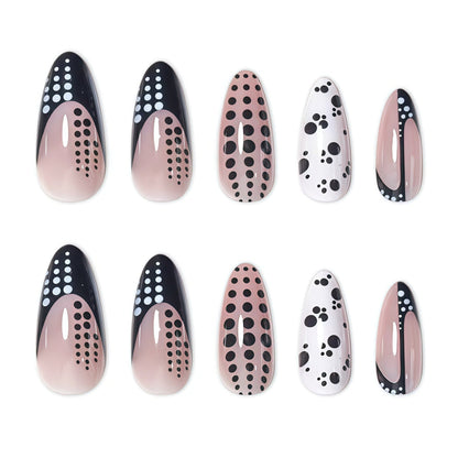 Pointed Nail Art Enhancements - Creative Design
