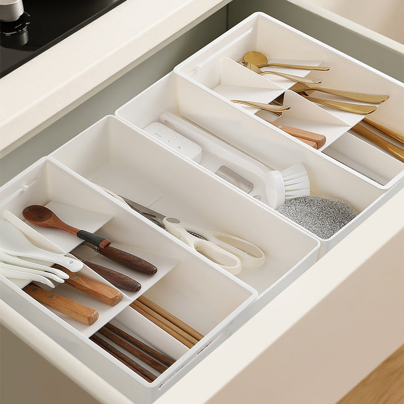 Multi-Section Storage Organizer with Adjustable Compartments
