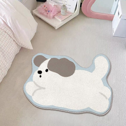 Charming Bear-Themed Area Rug for Kids' Rooms