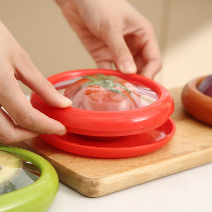 Silicone Sealed Storage Container for Half Onions - Airtight Keeper